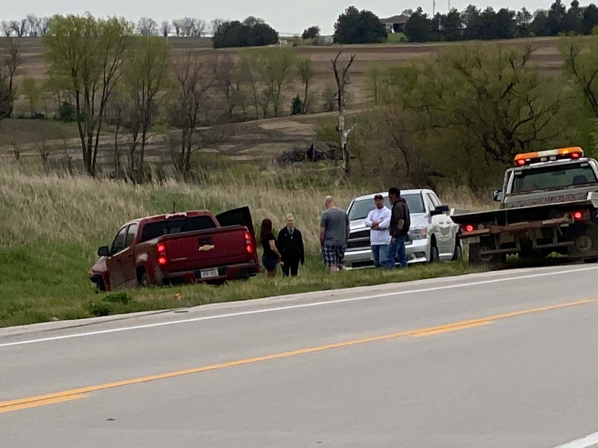 Rare 'Wheel Off' Crash On Hwy 75 RIVER COUNTRY NEWS CHANNEL NEBRASKA