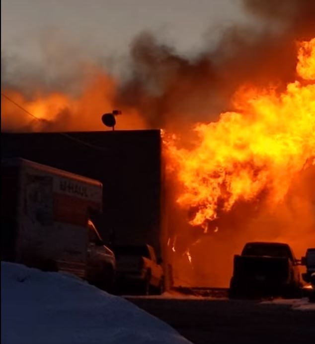 Fuel Oil Tires Intensified Auburn Fire River Country News Channel Nebraska