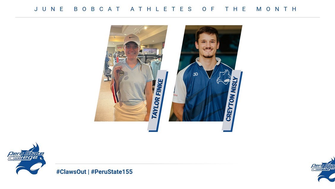 Finke and Nisly Eearn June Bobcat Athletes of the Month honors - Vimarsana News