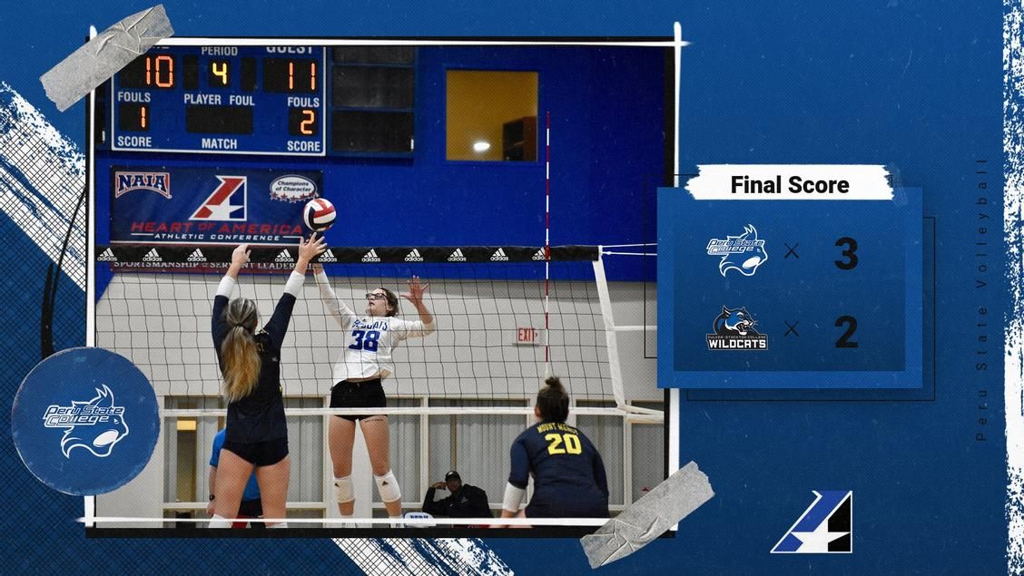 Peru State volleyball wins in dramatic fashion over CulverStockton