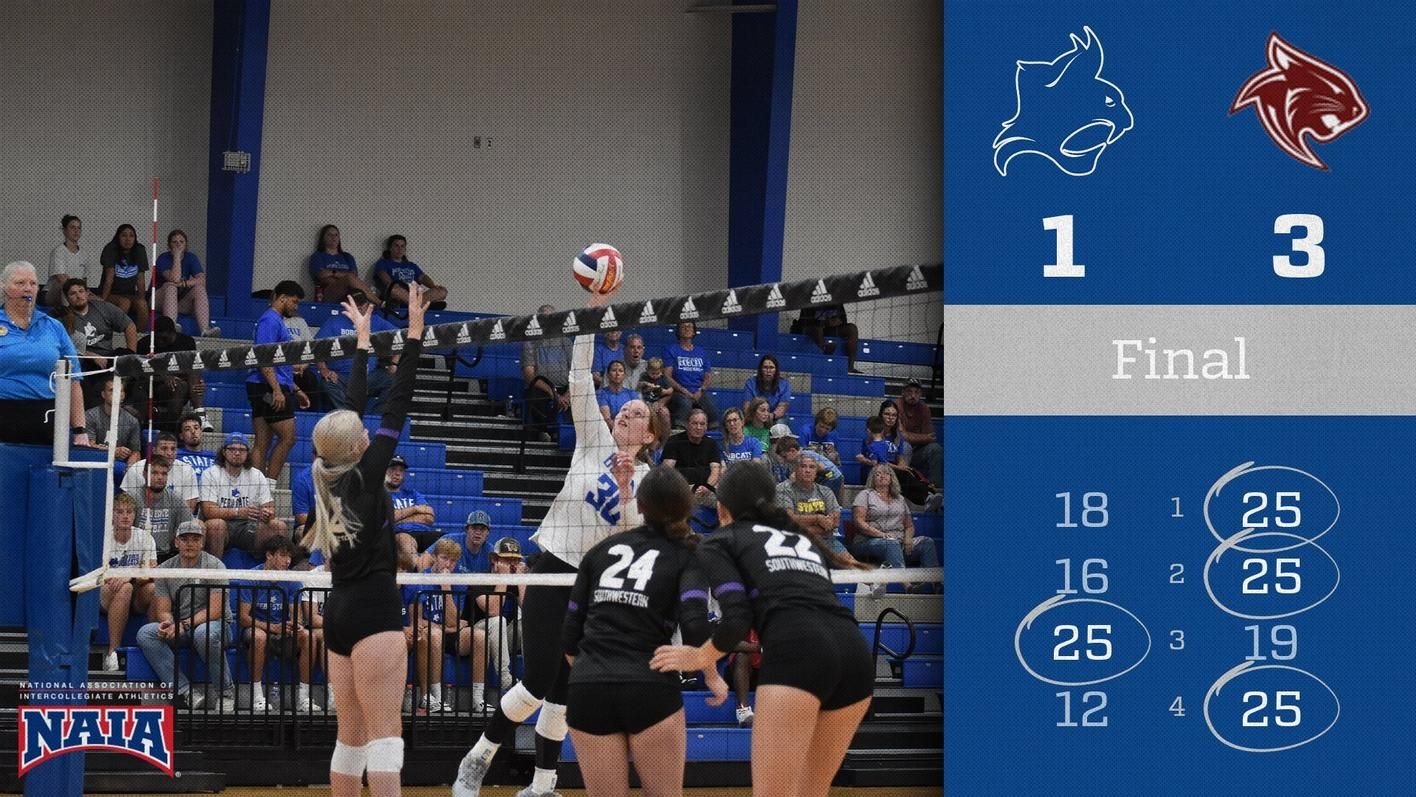 College of the Ozarks Tops Peru State College Volleyball in a Bobcat