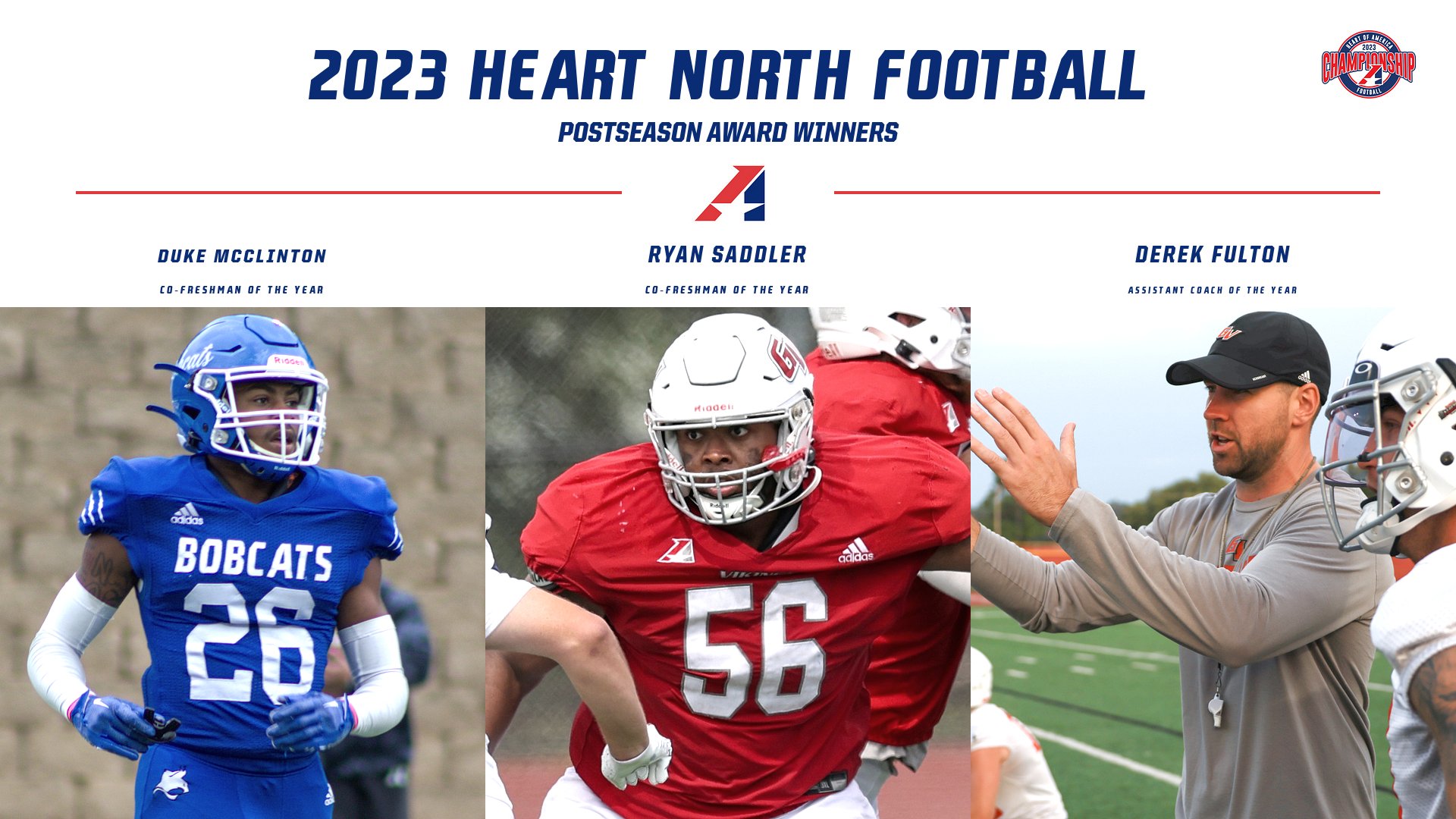 Numerous Bobcat Football Players Honored by HAAC for Their 2023