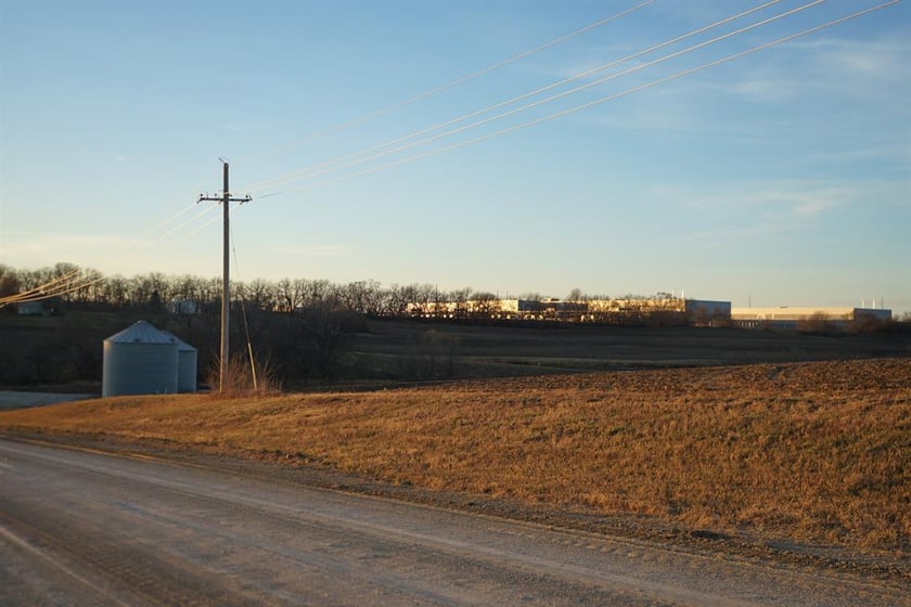 A Meta data center east of Highway 50 in Papillion sits on a 140-acre parcel of former farmland.