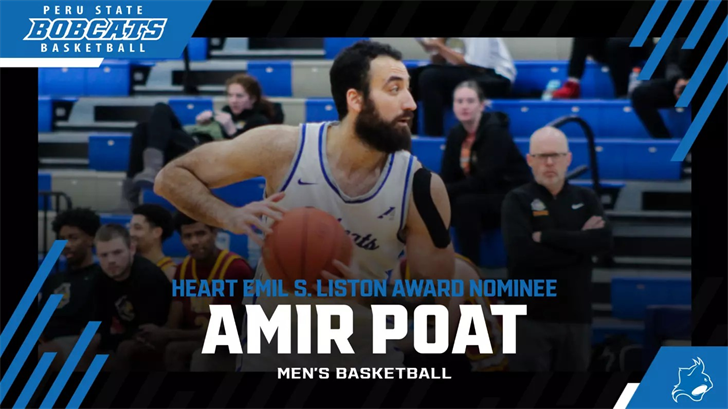 Peru State College MBB Player Wins Emil S. Liston Award for the HAAC