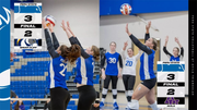 Bobcats' Volleyball Squad Takes Two Five-Set Wins Away from Triangular Trip