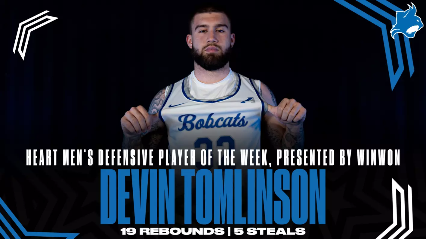 Tomlinson Gets Peru State's First Player of the Week Award of the Season